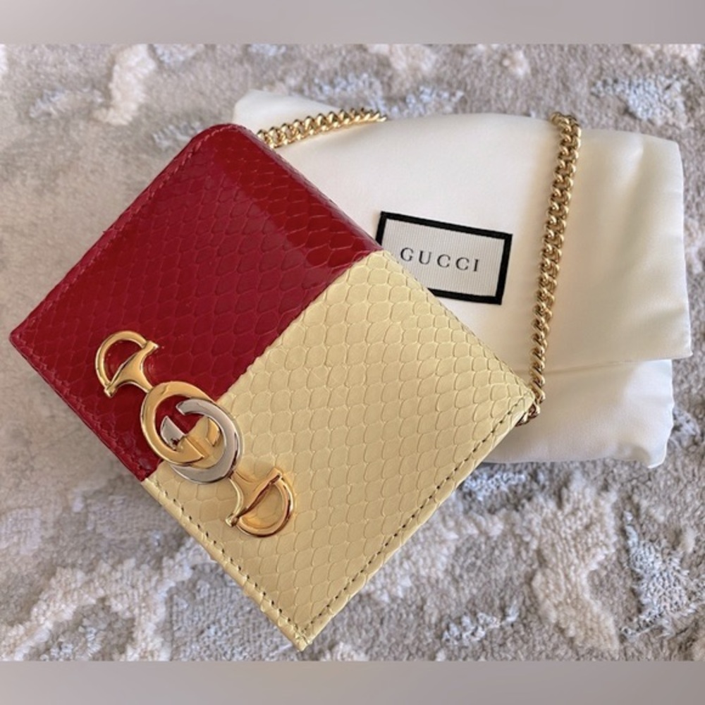 Gucci Zumi Python Wallet on Chain